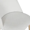 Amelie Chaise bouclé blanc