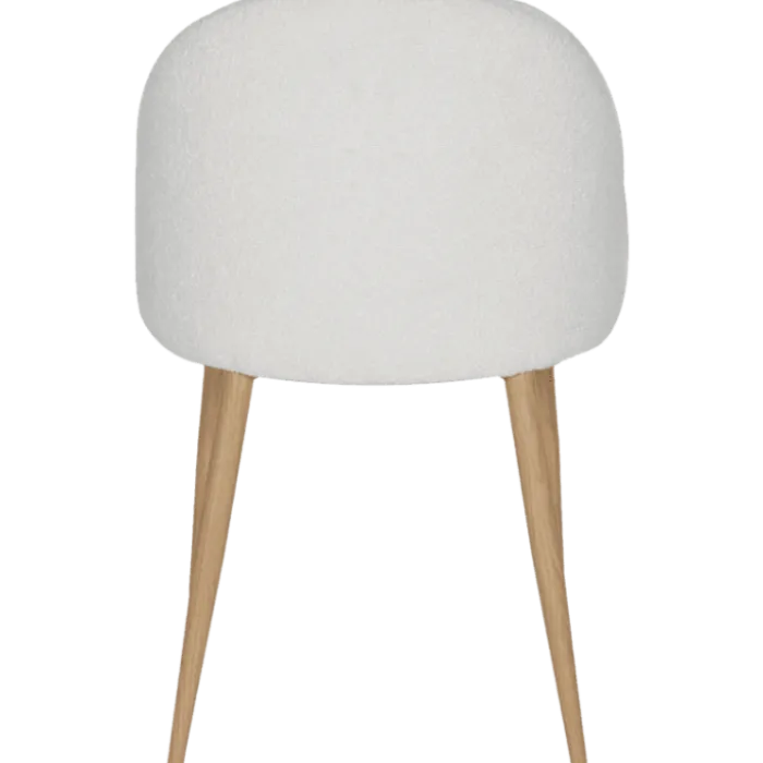 Amelie Chaise bouclé blanc