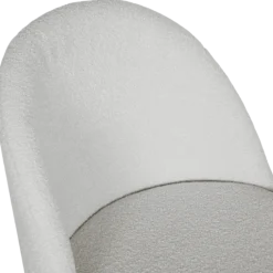 Amelie Chaise bouclé blanc