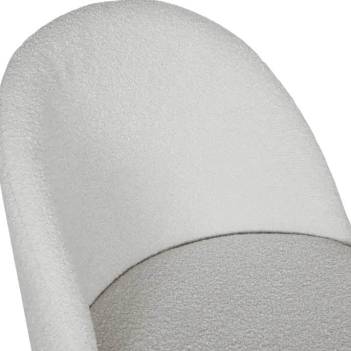Amelie Chaise bouclé blanc