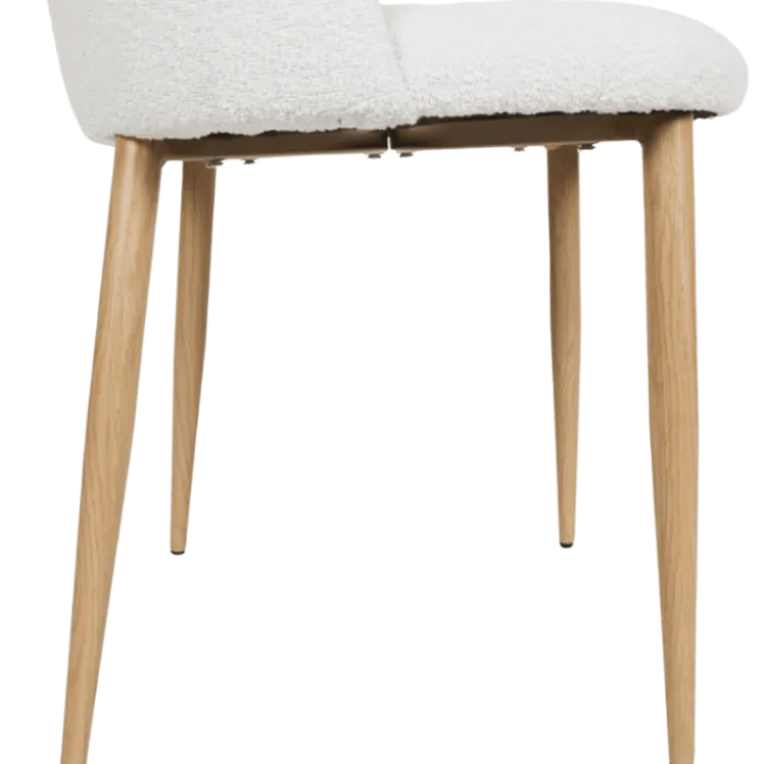 Amelie Chaise bouclé blanc