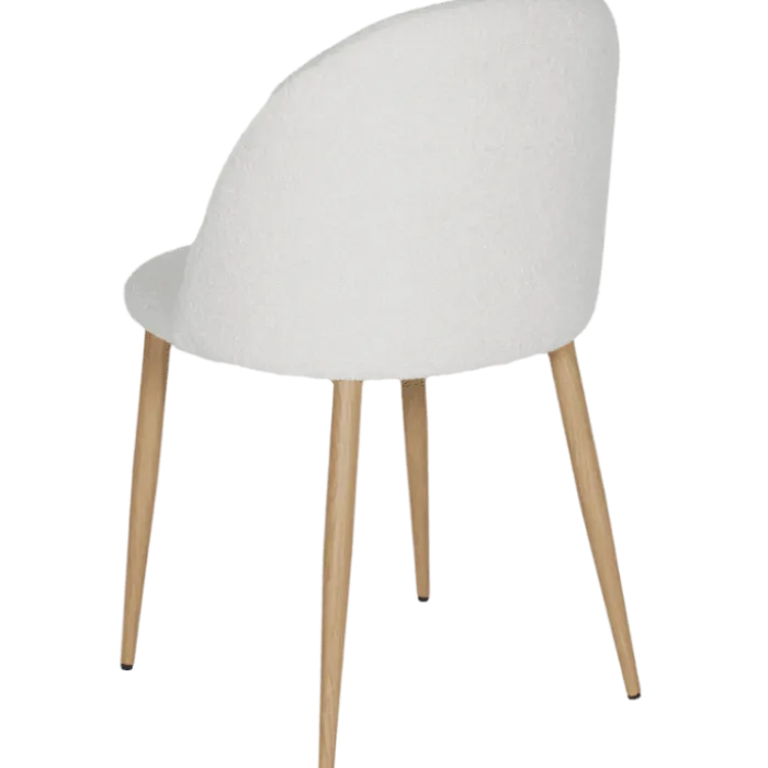 Amelie Chaise bouclé blanc