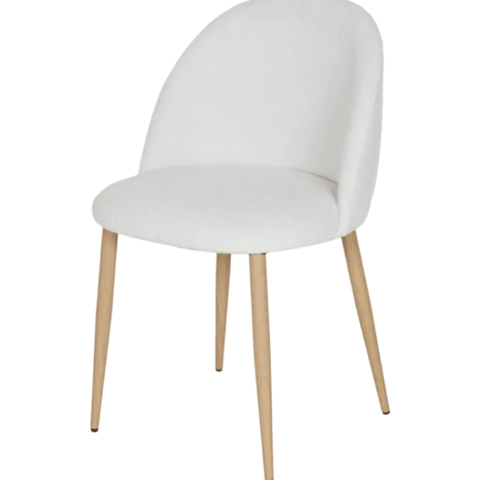 Amelie Chaise bouclé blanc