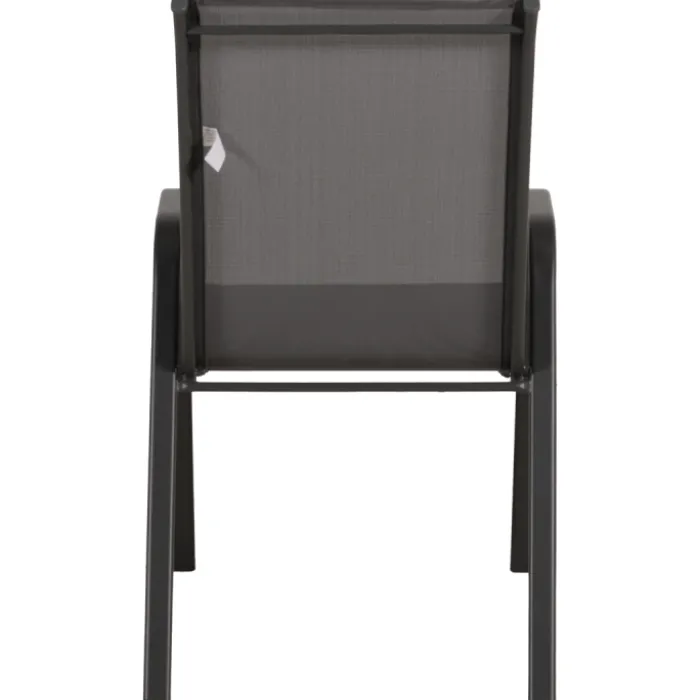 Anduze - Chaise de jardin en tissu gris