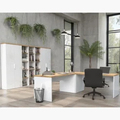 Angle de bureau Easy 409071-90k bianco/cadiz