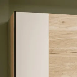 Armoire Bellevue 220 cm avec Lot de 3 étagères