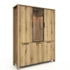 Armoire de rangement( Vitrine ) Bordo couleurs chêne