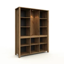 Armoire de rangement( Vitrine ) Bordo couleurs chêne