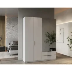Armoire Ghost 4 portes blanc