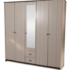 Armoire 5 portes avec miroir Arlo mh9423