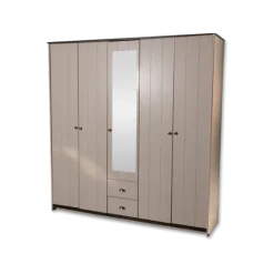 Armoire 5 portes avec miroir Arlo mh9423