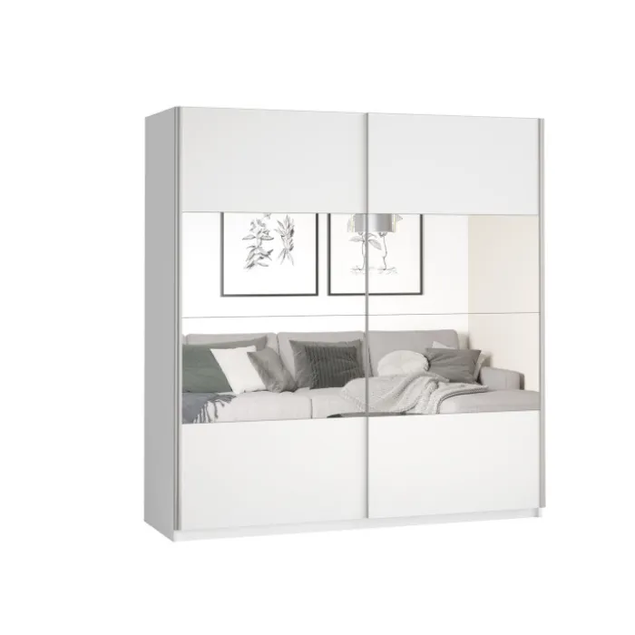 Armoire 2 portes Beta blanc