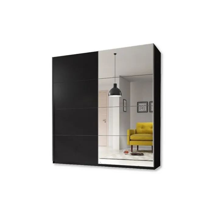 Armoire 2 portes Beta noir