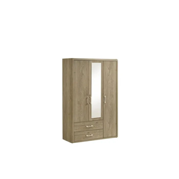 Armoire 3 portes Cara caramel oak