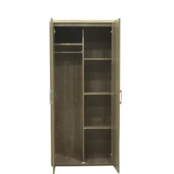 Armoire 2 portes Cara caramel oak
