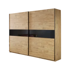 Armoire 2 portes Clara golden oak