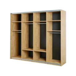 Armoire 2 portes Clara golden oak