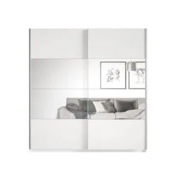 Armoire 2 portes (180cm) Beta blanc
