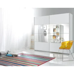 Armoire 2 portes (180cm) Beta blanc