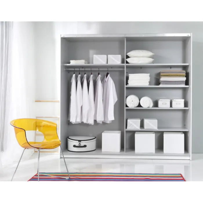 Armoire 2 portes (180cm) Beta blanc