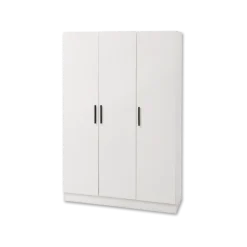 Armoire 3 portes 120 cm Blanc R8013