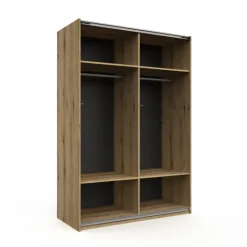 Armoire 2 portes (150cm) Kato chêne etna