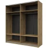 Armoire 2 portes (200cm) Kato chêne etna