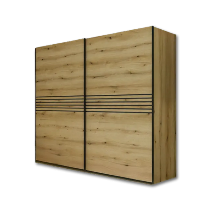 Armoire 2 portes (200cm) Kato chêne etna
