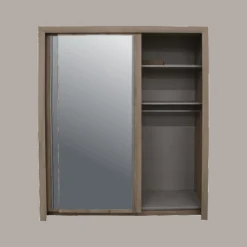 Armoire 2 portes 182 cm Tempo/Vario chêne kronberg/noir