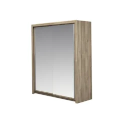 Armoire 2 portes 182 cm Tempo/Vario chêne kronberg/noir