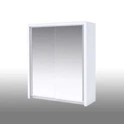 Armoire 2 portes 182 cm Touch blanc