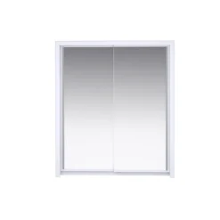 Armoire 2 portes 182 cm Touch blanc