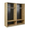 Armoire 2 portes coulissantes Clara golden oak