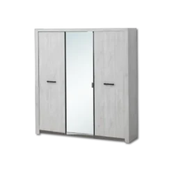 Armoire 3 portes Elvis white oak