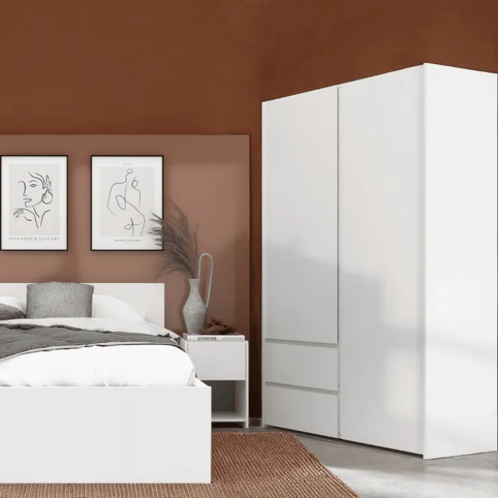 Armoire 2 portes et 2 tiroirs Mosaik 612,907