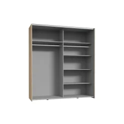 Armoire 2 portes Kaikais chêne sonoma