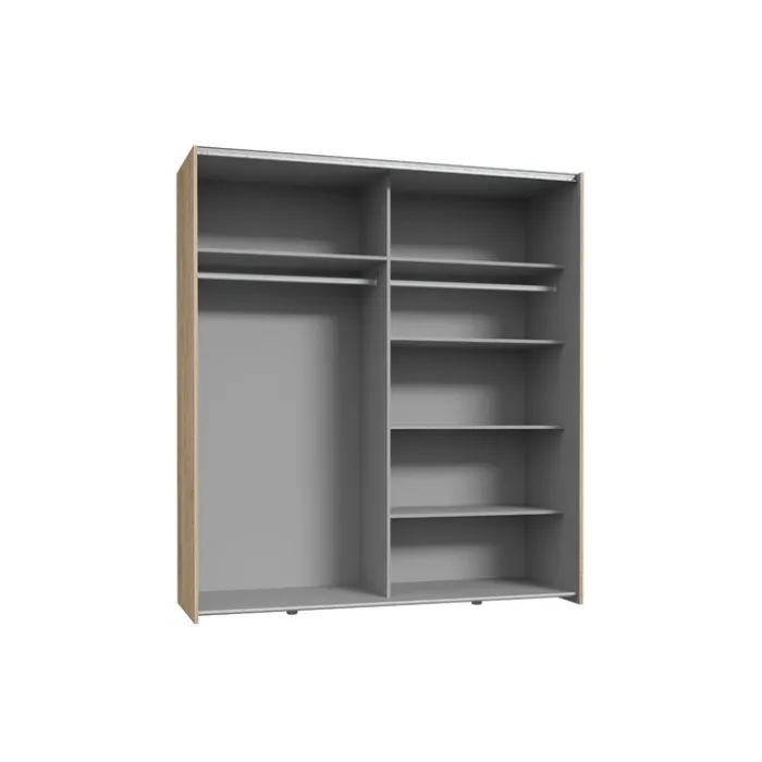 Armoire 2 portes Kaikais chêne sonoma