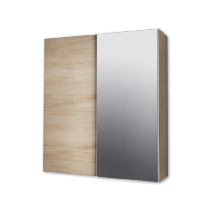 Armoire 2 portes Kaikais chêne sonoma