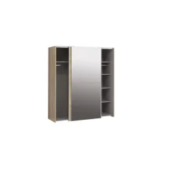 Armoire 2 portes Kaikais chêne sonoma