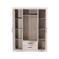 Armoire 4 portes Olivos rome whitewash