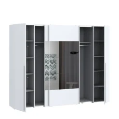 Armoire 2 portes Rexgo blanc