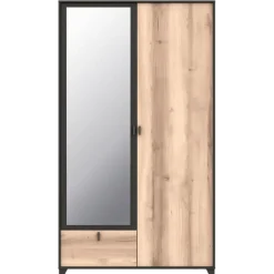 Armoire 2 portes - 1 tiroir Bowie