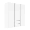 Armoire 3 portes, 2 tiroirs Mosaik blanc ( sur commande )