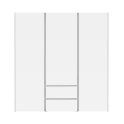 Armoire 3 portes, 2 tiroirs Mosaik blanc ( sur commande )
