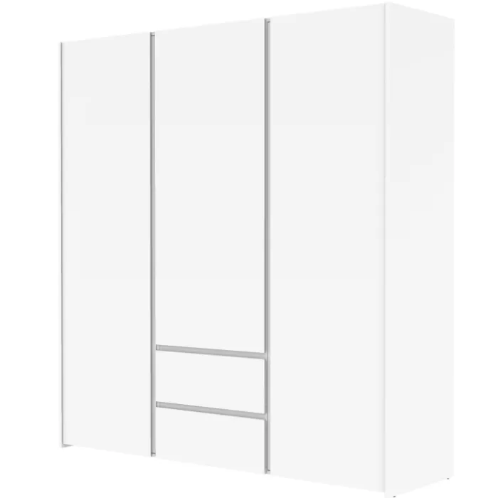 Armoire 3 portes, 2 tiroirs Mosaik blanc ( sur commande )