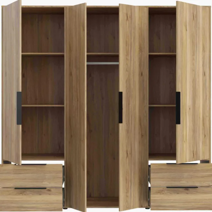 Armoire 4 portes + 4 tiroirs Orkney