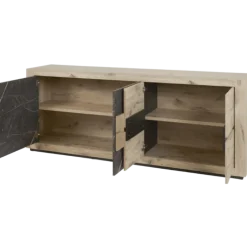 Bahut Sacha canyon oak/marble