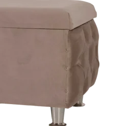 Banc Madrid tissu beige 160 cm