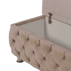 Banc Madrid tissu beige 160 cm