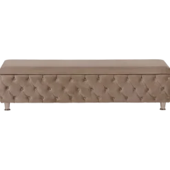 Banc Madrid tissu beige 160 cm